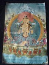 Chinese Antique collection the Thangka embroidery the Goddess of mercy diagram 2024 - buy cheap