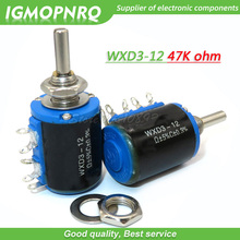 2pcs WXD3-12-1W 47K ohm WXD3-12 1W 5 ring multi-circle precision wire-wound potentiometer IGMOPNRQ 2024 - buy cheap