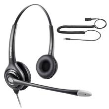 Headset with microphone For Gigaset Plantronic Toshiba Zultys Comdial ShoreTel S iemens Polycom VVX300 VVX400 VVX500 phones 2024 - buy cheap