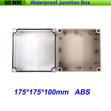 Free Shipping Good Quality ABS Material Transparent Cover IP66 waterproof box wall mount 175*175*100mm 2024 - buy cheap