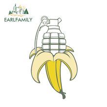 EARLFAMILY-pegatina de bomba de plátano divertida de 13cm x 7,6 cm, pegatina de vinilo artesanal para coche, parabrisas trasero, decoración de coche Bananabomb, estilo de coche 2024 - compra barato