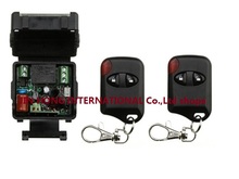 Sistema de interruptor de controle remoto sem fio ac220v 1ch, telescópico, 1 * receptor + 2 * olho de gato, transmissores para eletrodomésticos, porta de garagem