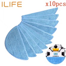 10 pcs/set Mop Cloth accessories for chuwi ilife v5s ilife v5 pro ilife x5 V3+ V5 V3 v5pro V50 V55 vacuum cleaner parts cleaning 2024 - buy cheap