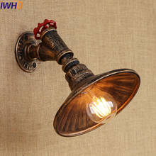 IWHD Edison Vintage Retro Wall Lights Fixtures Antique Pipe Wall Lamp LED Loft Industrial Rustic Sconces Lampe Murale 2024 - buy cheap