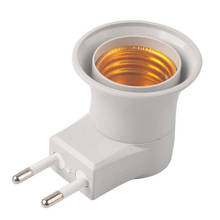 1pcs E27 LED Light Lamp Bulbs Socket Base Holder EU Plug Adapter ON/OFF Switch 2024 - buy cheap