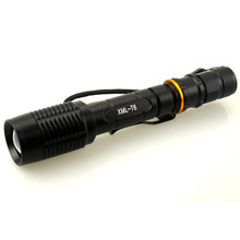 20pcs/lot led flashlight 5000 lumen CREE XML T6 5 modes rechargeable zoomable torch lamp with clamp 2024 - buy cheap