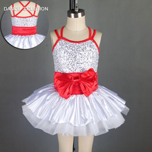 White Sequin Leotard Bodice with White Tutu Dress for Girls Ballet Dancing Stage Performance Costumes 6 Sizes Available 16040 2024 - buy cheap