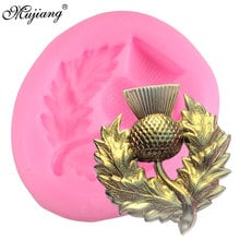 DIY Thistle Scottish Flower Silicone Mold Sugarcraft Fondant Cake Decorating Tools Cupcake Baking Chocolate Candy Gumpaste Mould 2024 - buy cheap