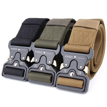 4.3cm Width US Army Combat Tactical Belt Thicken Nylon Men Metal Buckle Belt Military Heavy Duty Molle Carry Survival Waist Belt 2024 - buy cheap