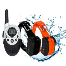 Waterproof Pet Dog Trainer Collar Remote Rechargeable Dog Bark Control Training Collar Device with Vibration Electric Shock Beep 2024 - buy cheap