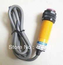 Фотоэлектрический переключатель, E3F-DS10Y1, переменный ток, 2 провода NO, диаметр 18 мм, диффузный отражающий тип, инфракрасный переключатель 2024 - купить недорого