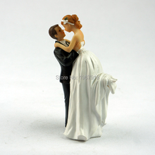Adorno romántico de resina de boda para pareja, soporte de pastel, Decoración de Pastel de boda, figurita de ducha nupcial, Envío Gratis 2024 - compra barato