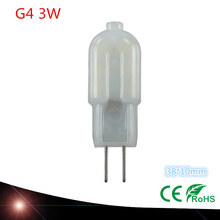 Luces LED G4 bombilla LED para lámpara SMD AC /DC 12V 3W, 10 Uds., reemplazo de halógeno G4 para candelabro de foco 2024 - compra barato
