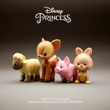 Boneco dos princesas da disney com 5cm para amigos, mini decoração de pvc, estatueta de brinquedos para crianças 2024 - compre barato