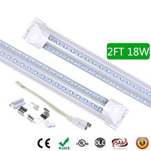 10 PC V-Shape Integrated LED Tube Lamp 20W T8 600mm 2FT LED Bulbs 96LEDs Super Bright Led Fluorescent Light bombillas led 2000lm 2024 - buy cheap