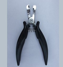 1pc Hair Extension Pliers Top Quality stainless steel Flat-U shape teeth plier Black handle Hair Extension Kit 2024 - buy cheap