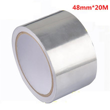 High Temperature Aluminium Foil Tape Waterproof Tape Hood Wrapping Tape Patch Wax Patch 48mm * 20M Thickness 0.15mm 2024 - buy cheap