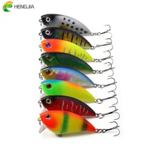 HENGJIA 8PCS hard plastic vib fishing lures artificial wobblers crankbaits diving swimbaits pesca fishing tackles 2024 - buy cheap