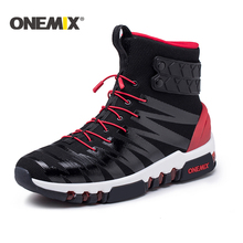 Onemix running boots for men ou women high top tênis casal botas de caminhada ao ar livre tênis de trekking para homem frete grátis 2024 - compre barato