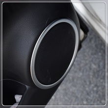 For Hyundai Kona Encino Kauai 2018 2019 ABS Inside Door Audio Speak Speaker Sound Ring lamp trim Cover Car Styling Accessories 2024 - buy cheap