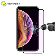 ENKAY для iPhone X / XS / XR / XS Max Hat-Prince 0,2 мм 9H 3D полноэкранная пленка из углеродного волокна с защитой от синего излучения 2024 - купить недорого