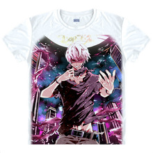 Tokyo Ghoul T-shirt kawaii Japanese Anime t-shirt Handmade Manga Shirt Cute Cartoon Ken Kaneki Cosplay shirt 40398938927 tee 104 2024 - buy cheap