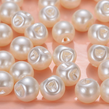 50PCS/100PCS 10mm Round Sewing Pearl Buttons for Clothing Dress Accessories Scrapbooking Garment Decorative DIY Crafts Tool 2024 - buy cheap