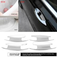 4Pcs Car Door Bowl Cover Trim for Mercedes Benz C-Class W205 GLC-Class X253 E-Class W213 Silver 2024 - buy cheap