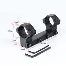 Hunting Ohhunt 12cm High Profile 11mm Dovetail .22 Airgun 30mm Scope Rings with Stop Pin For Tactical Rifle Scope Mount 2024 - buy cheap