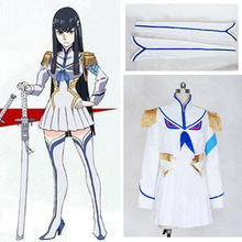 Conjunto completo de fantasia de cosplay de satsuki kyuuin, anime kill la kill, traje feminino para halloween, frete grátis 2024 - compre barato