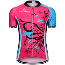 Розовая дизайнерская женская футболка SPTGRVO для езды на велосипеде 2018, женская летняя быстросохнущая футболка для езды на горном велосипеде 2024 - купить недорого