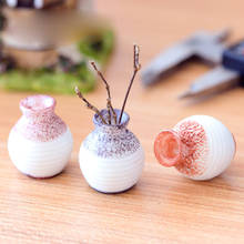 Resin Miniature Small Mouth Vase DIY Craft Accessory Home Garden Decoration Accessories K10 2024 - buy cheap