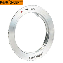 K & F Concept-anillo adaptador para lentes de PK-EOS, para Pentax K PK, para Canon EOS Cuerpo de Cámara 2024 - compra barato