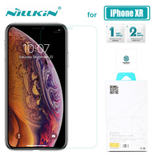 Protetor de tela para iphone xr, vidro temperado de 9h + 0.3mm para iphone xr, anti-arranhão, 2.5d 2024 - compre barato