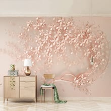 3D Wallpaper Modern Abstract Art Relief Rose Flowers Photo Wall Paper Mural Living Room Bedroom Fashion Home Decor Wall Painting 2024 - buy cheap