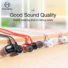 MOOJECAL Stereo earphone In-ear Headset Earbuds Bass Earphones For iPhone huawei Xiaomi 3.5mm earphones With Mic 2024 - buy cheap