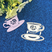 Metal Cutting Dies Teapot Teacup Stencils for DIY Scrapbooking Album Paper Card Decorative Craft 2024 - buy cheap
