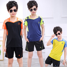 New Tennis Child Suit , Shirt Badminton Quick Dry , Children Badminton Team Game Uniforms ,Kid Running Tracksuit Jersey & Shorts 2024 - buy cheap