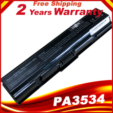 HSW laptop battery For Toshiba pa3534 pa3534u PA3534U-1BAS PA3534U-1BRS Satellite A300 A500 L200 L300 L500 L550 L555 bateria 2024 - buy cheap