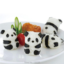 Molde para sushi de urso, forma adorável de panda para crianças, acessório de cozinha para fazer sushi, diy 2024 - compre barato