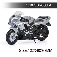 Maisto-modelos de motocicleta CBR600F4I 1:18, modelo de bicicleta de aleación, modelo de motocicleta, bicicleta de carreras en miniatura, juguete para colección de regalos 2024 - compra barato