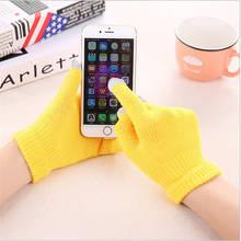Hot New Winter Warm Touch Screen Magic Gloves Sets Unisex Male Female Stretch Knitted Gloves Mittens Warm Accessories MN941 2024 - buy cheap
