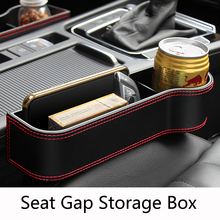 Storage Box Car Organizer Seat Gap PU Leather Case Pocket For Renault sceni c1 2 c3 modus Duster Logan Sandero 2024 - buy cheap