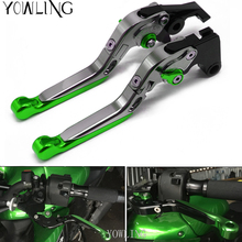 ER-6N logo CNC Motorcycle Handlebar Brakes Clutch Levers For KAWASAKI ER6N ER-6N 2009 2010 2011 2012 2013 2014 2015 2016 2017 2024 - buy cheap