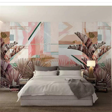 wellyu  papel de parede 3D   Custom wallpaper   Stylish vintage geometric mosaic pattern TV bedroom background wall behang 2024 - buy cheap