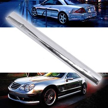 3D Car Body Sticker Vinyl Film Car Silver Chrome Glossy Color Vehicle Electro Caoring Vinyl Film Decal Car Styling Accessories 2024 - buy cheap