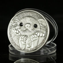 Образец Монеты! Монета коала Ежика животного дикой природы 1 унция Посеребренная австралийская сувенирная монета. Бесплатная доставка 10 шт./лот 2024 - купить недорого