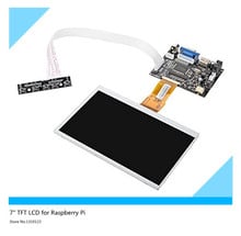 New 7"inch LCD Display Screen TFT Monitor with HDMI VGA Input Driver Board Controller for Raspberry Pi Free shipping 2024 - buy cheap