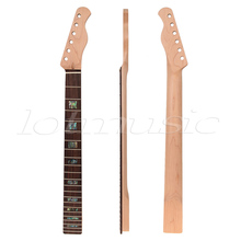 Rosewood Guitar Neck 22 Frets Fret For Electric Guitar Neck Maple Replacement Rosewood Fingerboard Matt Finish Abalone Dot Inlay 2024 - buy cheap