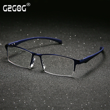 Eyewear Titanium Glasses Frame Men Eyeglasses Computer Optical Prescription Reading Clear Eye Lens male Spectacle 2024 - buy cheap